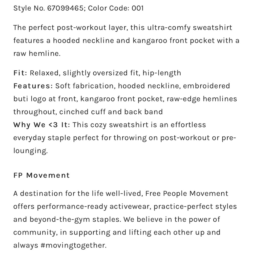 ✨NEW!✨Free People Movement All Sport Sweat - Picture 6 of 11